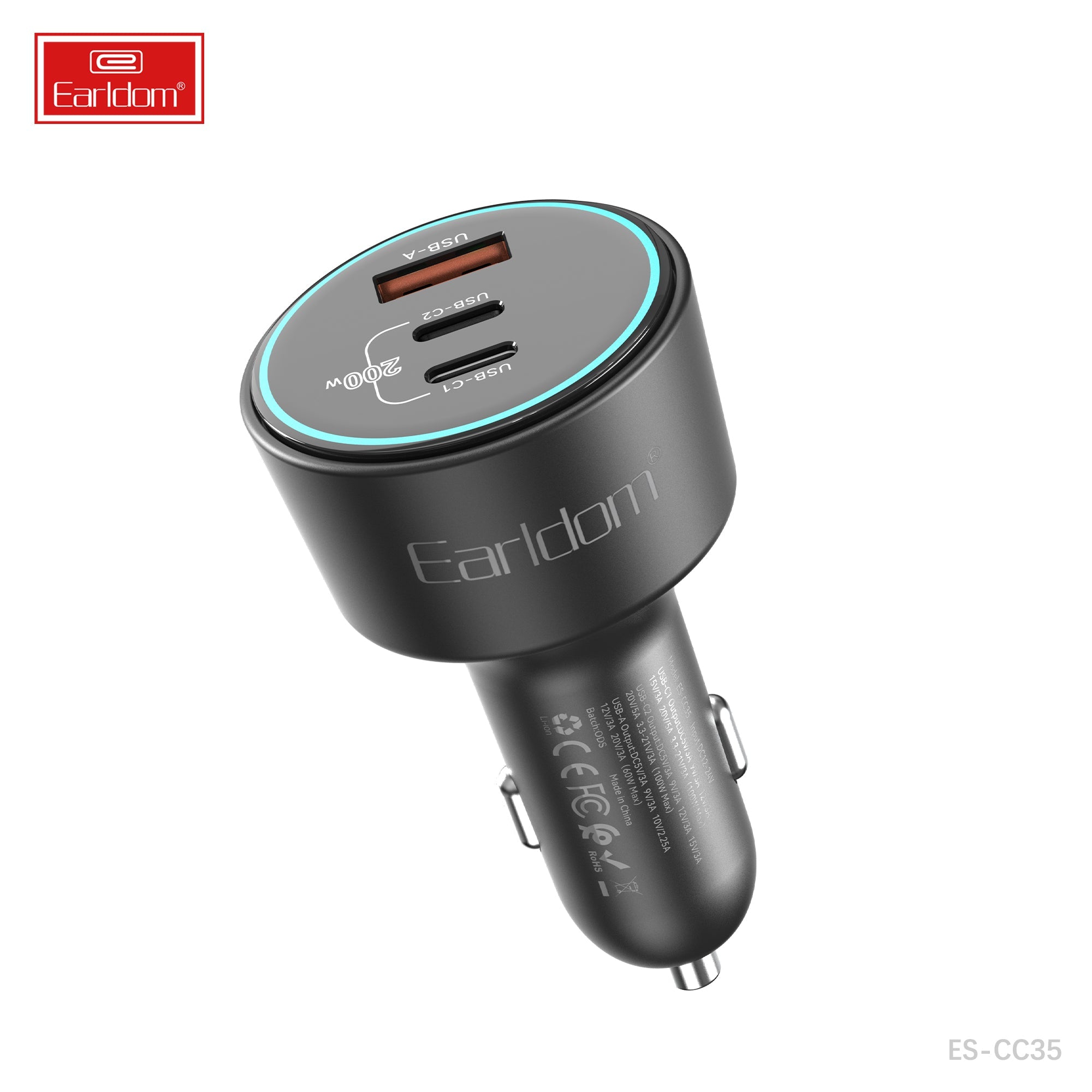200W Car charger adapter 200W Car charger adapter